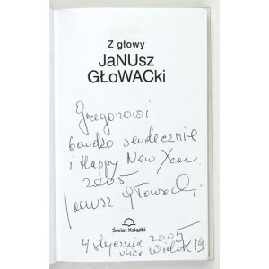 GŁOWACKI, J. – *Off the Top of My Head*. 2004. With a dedication from the author.