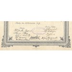 [RYDEL, Lucjan]. The signatures of Lucjan Rydel and other educators on the certificate of completion from the Higher Educational Institution for Women ...