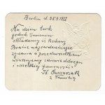 [Occasional CARD 1]. A name-day greeting card from 1912.