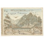 A Tatra Society membership card for the year 1877 issued to Zygmunt Szczaniewski.