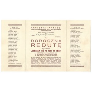 [INVITATION]. A handwritten invitation form for the officer corps of the 1st Bridge Battalion in Kraków on...