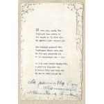 The Baby Jesus on the Hay / My love—my heart / I bring to You as a gift / And I want to love You forever! [ca. 1900?].