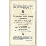 Take my heart, O Mary, and make it like Yours. 1921.