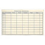 [CENTRA, Poznań]. Class schedule.