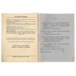 [Polish Sports Center, Kraków]. Price List for the 1933 Summer Season.