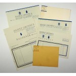 [GROSSE Juliusz, Skład Wina i Herbaty S.A., Kraków]. A collection of 6 different commercial prints produced by Juliusz Grosse
