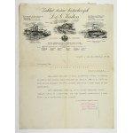 [KADEN L. & G., Construction Supplies Company, Kraków]. A typewritten letter on the company