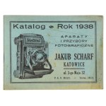 [SCHARF, Jakub, Katowice]. Cameras and Photography Supplies. Catalog. 1938.