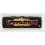 [ISKRA and Karmański, published by M. Chyżewski, Kraków]. Empty metal pencil case, "Czarna Perełka."