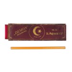 [MAJEWSKI Stanisław, Tow. Akc. Fabryk Ołówków, Pruszków]. A cardboard box for Demon pencils, containing one pencil...