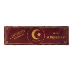 [MAJEWSKI Stanisław, Tow. Akc. Fabryk Ołówków, Pruszków]. A cardboard box for Demon pencils, containing one pencil...