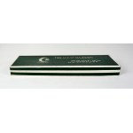 [MAJEWSKI Stanisław, Pencil Factory Joint-Stock Company, Pruszków]. A box for Omnium green carbon pencils, containing 8 pencils inside...
