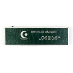 [MAJEWSKI Stanisław, Pencil Factory Joint-Stock Company, Pruszków]. A box for Omnium green carbon pencils, containing 8 pencils inside...