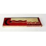 [MAJEWSKI Stanisław, Pencil Factory Joint-Stock Company, Pruszków]. An empty cardboard box for Demon brand pencils.