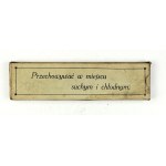 [MAJEWSKI Stanisław, Pencil Factory Joint-Stock Company, Pruszków]. An empty cardboard box for Demon brand pencils.