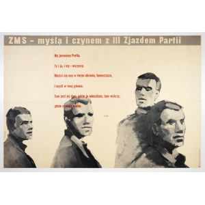 ŚWIERZY Waldemar - ZMS - myślą i czynem z III Zjazdem Partii. [1959].