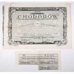 CHODORÓW, Joint-Stock Company for the Sugar Industry in Chodorów. Share issue .....