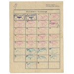 Work permit (Arbeitskarte) for Zofia Kucharz, employed on the construction of the Venus fortifications near Tarnów, dated November 1944.