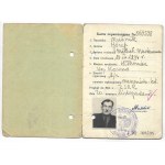 Repatriation CARD issued to Józef Muśnik, who had arrived from the USSR, on November 21, 1958, in Biała Podlaska by the Representative of the Republic...