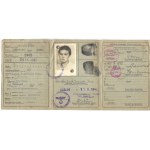 KENNKARTE. Identification Card. Identity document issued to Danuta Dobrowolska of Biskupice near Lublin, on....