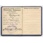 Membership card of the Nonpartisan Trade Union of Railroad Engineers in Poland issued to Feliks Dorobczyński...