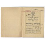 PASSPORT - Passeport. Republic of Poland, Ministry of Internal Affairs. Document issued to Stanisław Fijałek, master of the Kraków Sp...