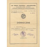 CERTIFICATE of completion of a 12-hour course in air defense and...
