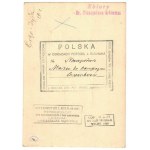 J. Bułhak – zabudowania dworu w Czombrowie w ujęciu zza kolumn na fotografii z 1930.