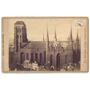Danzica, R. Rogorsch – La Chiesa di Santa Maria (Assunzione della Beata Vergine Maria) in una fotografia della seconda metà del XIX secolo.