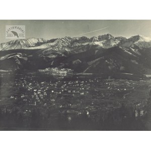 Panorama Zakopanego na fotografii z 1944.