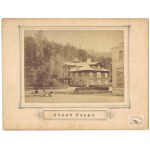 Iwonicz, J. Eder – The Old Palace in Iwonicz in a rare photograph from the 1870s.