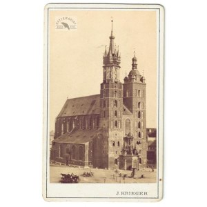 Cracovia, I. Krieger – La Chiesa di Santa Maria in una fotografia del 1872/1875.