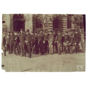 [KRAKOW - orchestra at St. Anne's Middle School - candid photograph]. 1903. Photograph, size 11.6x16,...