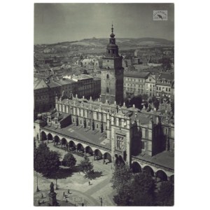 Kraków, J. Bułhak – rynek i Sukiennice na fotografii z 1925.