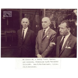 Gen. Tadeusz Bór-Komorowski at a Home Army reunion in Fawley Court near London, in a photograph taken on September 13, 1964.