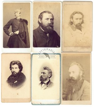 Album malarki Józefy Geppert z lat 60. i 70. XIX w. - rodzina, artyści (Matejko, Kotsis, Grottger, Lipiński,...