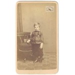 Radom, B. Rzewuski—a young boy in a portrait photograph from the 1870s.
