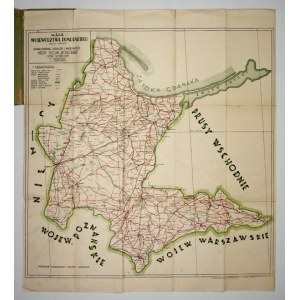 Map of the Pomeranian Voivodeship from 1929