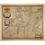 [SILESIA]. Ducatus Silesiae Glogani. Map by J. Scultetus of Głogów from 1640.