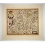 [SILESIA]. Ducatus Silesiae Glogani. Map by J. Scultetus of Głogów from 1640.