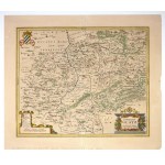[SILESIA]. Comitatus Glatz. Map of the Duchy of Kłodzko by J. Scultetus, ca. 1650.