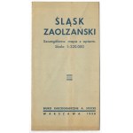 [SILESIA]. Zaolzie Silesia. Three-color map. Size: 20.9 x 17.7 cm.