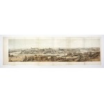 [KRAKOW]. View of Krakow from Podgórze. 1864. J. Brydak.