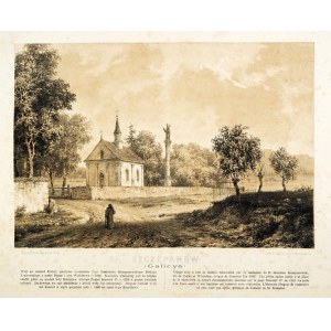 [SZCZEPANÓW]. Szczepanów (Galicya). Litografia tonowana form. 19,5x28,3 cm.