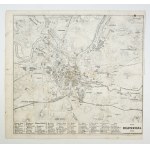 A map of Vilnius from 1862