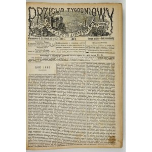 PRZEGLĄD Tygodniowy Życia Społecznego. Warszawa. 1881