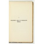 DMOWSKI, R. – L’Angleterre d’après-guerre et sa politique. Remarques générales. 1926
