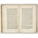 SOŁTYKOWICZ, J. – A Treatise on the Causes of Disparagement of the Speculative Sciences. 1828