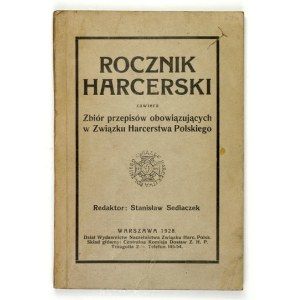 Scouting Yearbook. Contains a collection of regulations in force within the Polish Scouting Association. Warsaw, 1928. Edited by...
