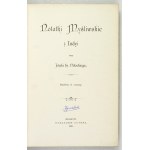 Józef POTOCKI - Hunting Notes from India. Illustrated with 13 engravings. Kraków, 1891. Published by the author. 8, p. [4], 149, [2],...